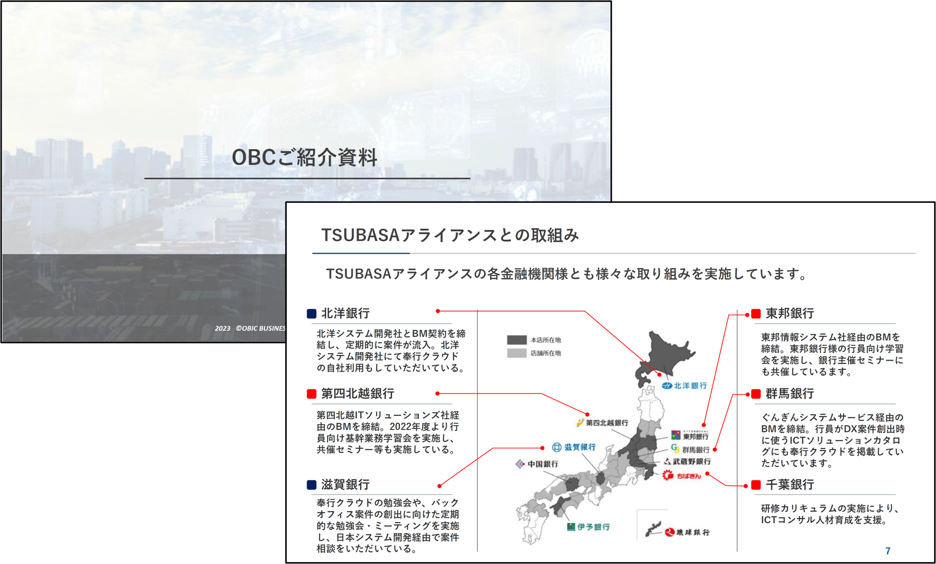 地方銀行様向けビジネスマッチング支援ご紹介資料